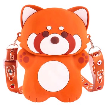 Q UNCLE 矽膠防水收納包  14.7 x 20 x 8.1cm  立體小熊貓  1個