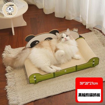 喵仙兒-黑輪熊貓抓板