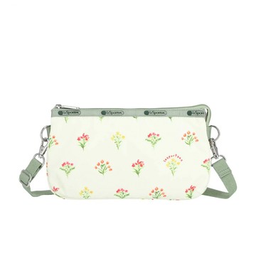 Lesportsac Med Koko Crossbody 輕便手拿斜背兩用包 隨身包 小包 收納袋 送禮 禮物 推薦 女包(盛夏草原)