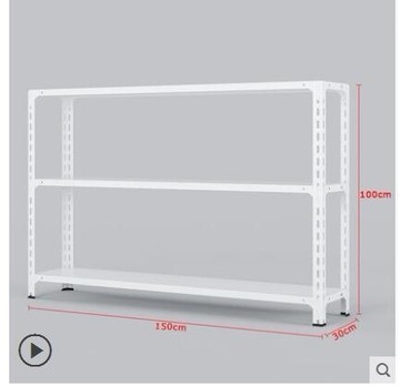 三層家用小貨架角鋼倉儲鐵架子置物架廚房陽台多層儲物簡易收納架 夏沐生活