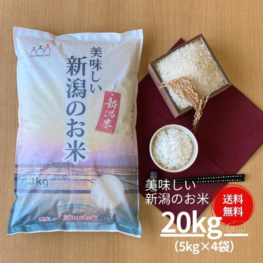 米 お米 20kg 美味しい新潟のお米 新潟産 5kg×4袋 本州送料無料