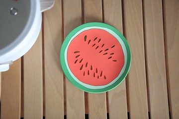 超可愛西瓜矽膠隔熱墊