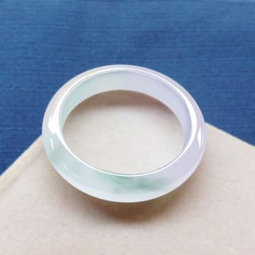 翡翠玉手鐲天然緬甸冰種翡翠手鐲圓條橢圓形貴妃鐲少女細款紫羅蘭