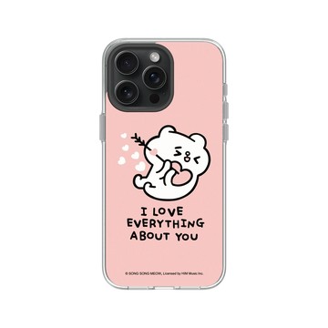 iPhone 15 Pro Max Clear 透明 - 爽爽貓 Song Song Meow by SECOND - I Love everything about you (hug版)