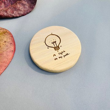 貝殼杉福音杯墊