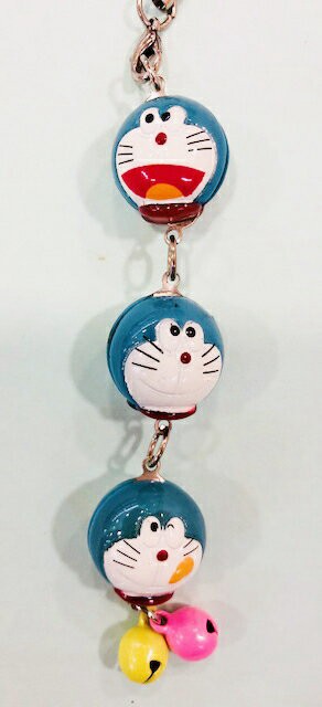 【震撼精品百貨】Doraemon 哆啦A夢 Doraemon手機吊飾-三頭 震撼日式精品百貨