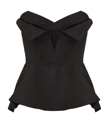 McQueen Strapless Corset Top
