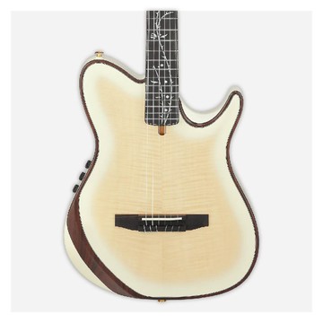 【預購】Ibanez TOD100FMN TMM 啞光烤棉花糖 虎紋楓木面板 奧古曼木背側板 全單板 Tim Henson簽名款 尼龍弦 電古典吉他 跨界吉他