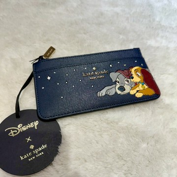【KS｜全新】現貨 KATE SPADE 卡片夾 聯名款 迪士尼 狗狗 防刮紋 零錢包｜Little Bee 小蜜蜂精品