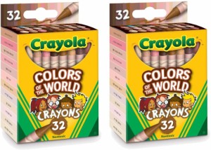 クレヨラ アメリカ 海外輸入 Crayola Multicultural Crayons 32 Count