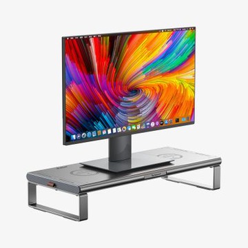 Shuai N1 顯示器鋁合金增高架 - 灰色