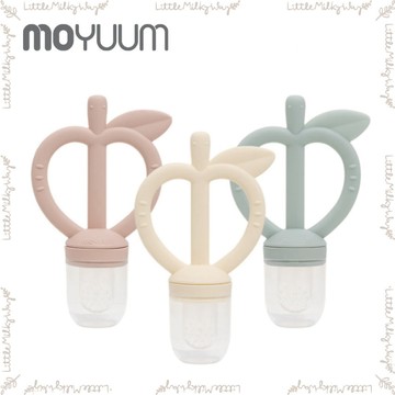 【LMW親子選品】現貨🌿韓國 MOYUUM 固齒器水果咬咬棒 白金矽膠推推水果咬咬棒🌿 固齒器 白金矽膠 咬咬樂