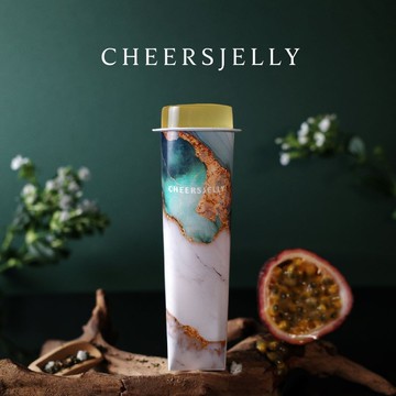 CHEERSPOPS CheersJelly舉杯低卡百香綠茶蒟蒻凍/ 6根入/ 盒 eslite誠品