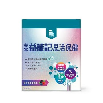 【益富】益能記 思活保健(30包) (蠶絲蛋白胜肽、管花肉蓯蓉)