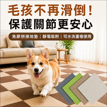 寵物地墊 加厚地墊 寵物防滑地墊 免膠地墊 可裁剪地墊 止滑墊 日式地墊 靜電吸附 拼接地墊 自黏式拼接地墊 防滑地墊
