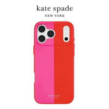 kate spade iPhone 18系列 精品磁吸防摔手機殼 粉紅超跑