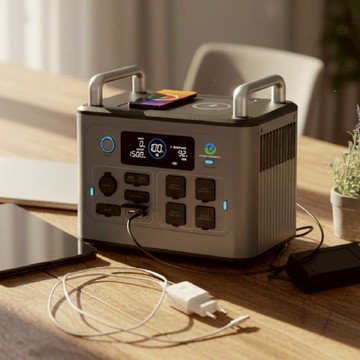 XT1500可攜式行動電源｜1500W｜備用電源｜UPS 鐵灰色