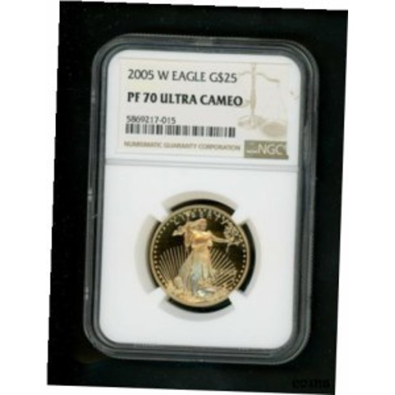 品質保証書付】 アンティークコイン NGC PCGS 2005 W US 1/2 oz Gold