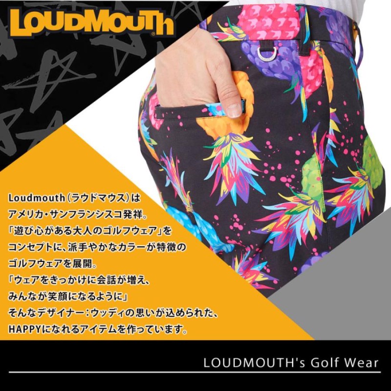 LOUDMOUTH ラウドマウス ゴルフ ゴルフウェア パンツ ロングパンツ