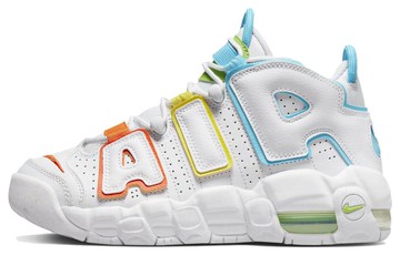 AIR MORE UPTEMPO GS WHITE RAINBOW