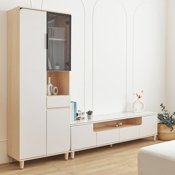 Timberly U型5尺電視櫃/展示櫃組合  完美主義【Y0396-A】