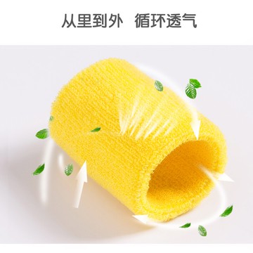 2個9.9元跑步健身運動護腕吸汗加厚籃球排球護具男女時尚手碗