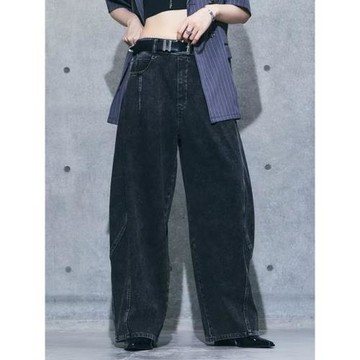 PB0720 周末梨香 繭型闊腿寬松休閑褲 26夏季 女