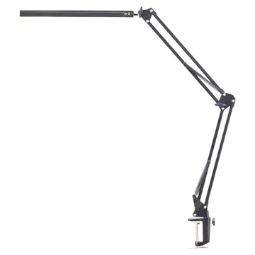 LED長臂護眼檯燈夾座款  黑色  鋁/鐵/PC塑料