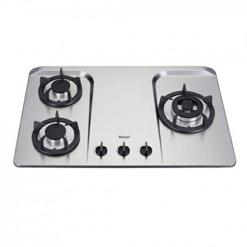 (全省原廠安裝)林內RB-H301S三口防漏不鏽鋼檯面爐 鑄鐵爐架【APP 4%回饋】 結帳9折