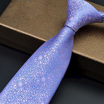 拉福   領帶7cm中寬版領帶拉鍊領帶 (兒童炫紫)