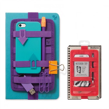 多功能便攜綁帶收納 數據線整理出差旅行辦公用品 英國Bookaroo