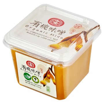 十全 有機味噌 採用有機米與有機黃豆 自然發酵熟成  500g  1盒