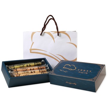 艾格諾先生手工蛋捲 艾咪盒 (芝麻) 8入 (單支裝x4+小包裝x4)