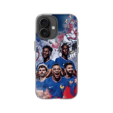 iPhone 16 Clear Case（相機按鈕） 透明 - FFF - France National team