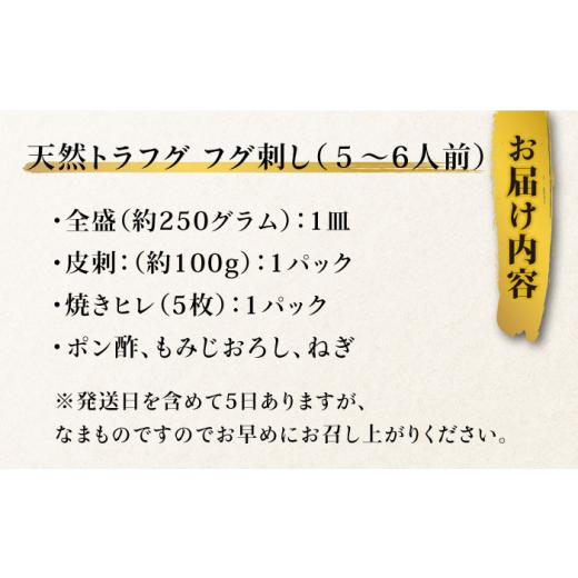 ふるさと納税 長崎県 南島原市 2024年分先行予約！数量限定！天然トラフグ フグ刺し（5〜6人前） ／ ふぐ フグ とらふぐ トラフグ 刺身 ／ 南島原…