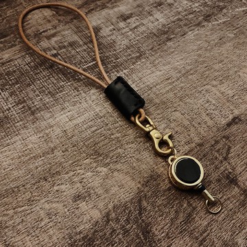 【客製】多功能伸縮掛繩 質感黑 客製刻字  客製化禮物