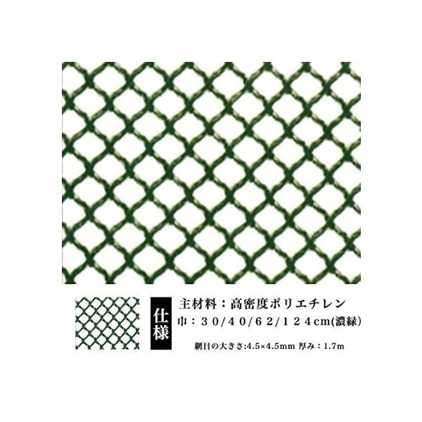 防鳥 防獣 ネトロンネット AN-2 濃緑 300mm×1m 切り売り 菱目 タキロンシーアイ 雨どい 園芸 フェンス 侵入防止 獣害対策 保護 ネトロンシート