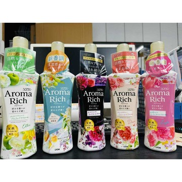 ✨日本進口📦LION獅王 Aroma Rich 衣物香氛柔軟精 瓶裝480ml 補充950ml 衣物清潔劑#丹丹悅生生活