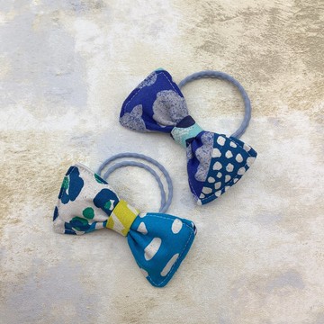 蝴蝶結髮飾—日本布款/一組2入