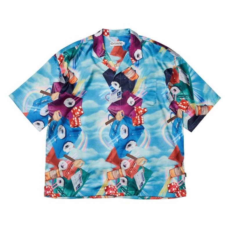 EVISEN RAINBOW SHIRT えびせん ゑ アロハシャツ 半袖シャツ | LINEブランドカタログ