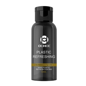 CS22 OUHOE汽車塑料翻新劑50ml(附清潔海綿/無塵布)-2入