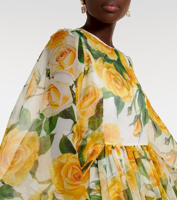 Dolce & Gabbana Floral silk chiffon minidress