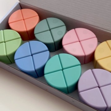 【安琪兒婦嬰百貨】Bellebaby 磁吸積木 圓弧 32入(粉彩)