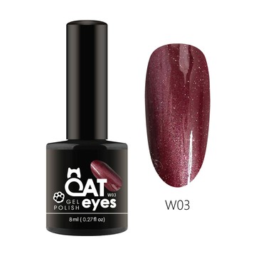 C+ 光撩貓眼指甲油膠 8ml-寬貓眼-W03