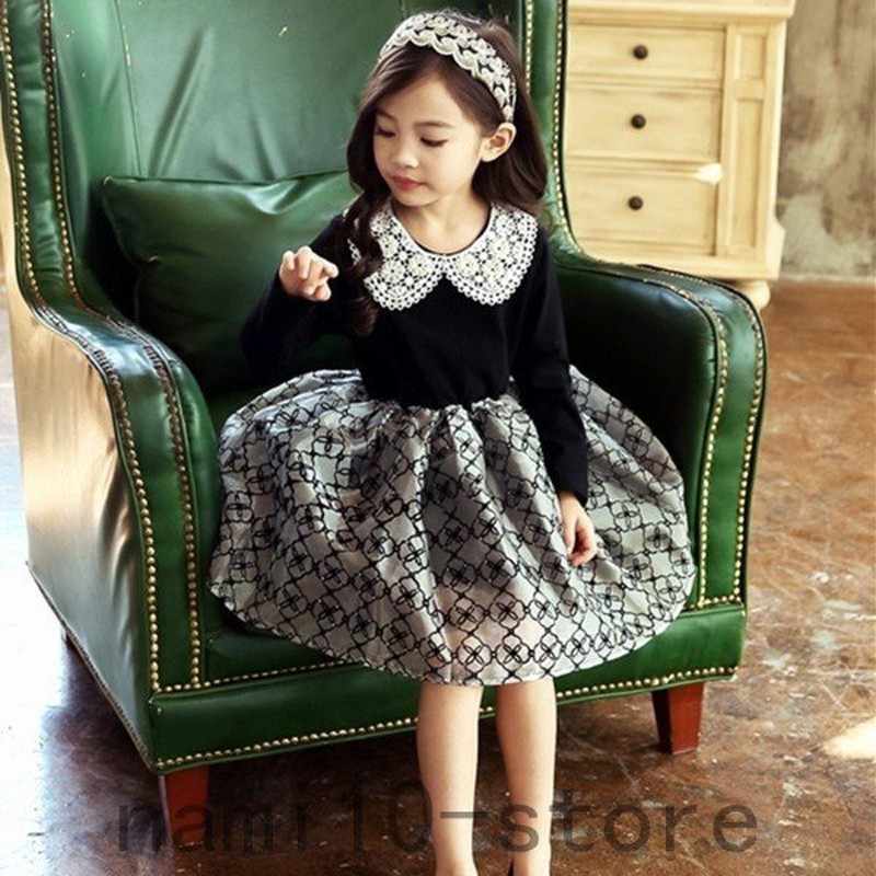 ワンピース 子ども服 ドレス おしゃれ 可愛い フォーマル 女の子 キッズ 子供服 結婚式 入学式 卒業式 発表会 長袖 春秋 100 110 1 130 140cm 通販 Lineポイント最大0 5 Get Lineショッピング