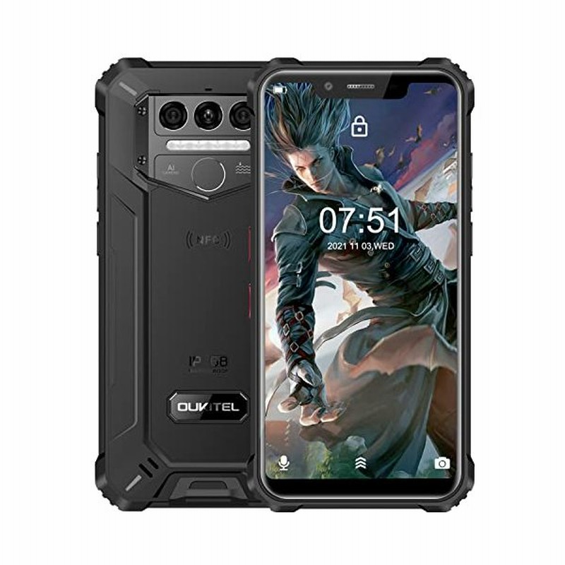 スマホ 本体 Simフリー Oukitel Wp9 Simフリー スマホ 本体 8000mahの大容量バッテリー 防水防塵耐衝撃スマートフォン 通販 Lineポイント最大0 5 Get Lineショッピング