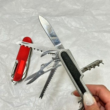 [沐沐屋] 戶外實用折疊工具組 萬用工具組 多功能瑞士折疊刀 野外求生 -