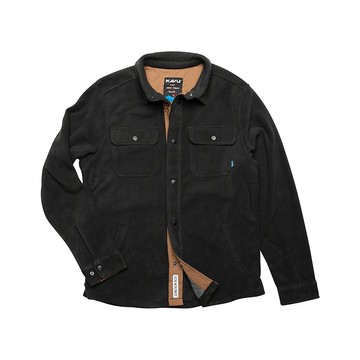 【西雅圖 KAVU】Oh Chute 搖粒絨襯衫 黑色 #5233