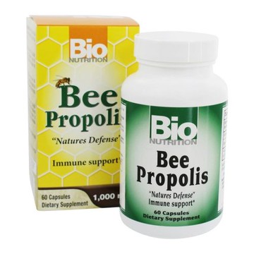 Bee Propolis 60 Caps by Bio Nutrition Inc