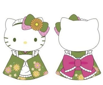【震撼精品百貨】Hello Kitty 凱蒂貓~日本SANRIO三麗鷗 KITTY絨毛玩偶吊飾-抹茶*15273